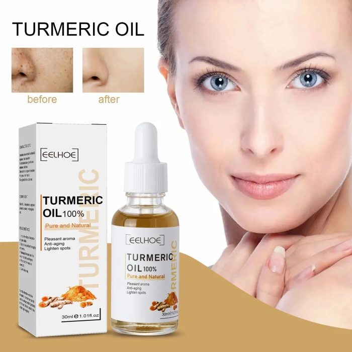 All-Natural Turmeric Essence: Fade Dark Spots & Brighten Skin, Anti Aging Formulae