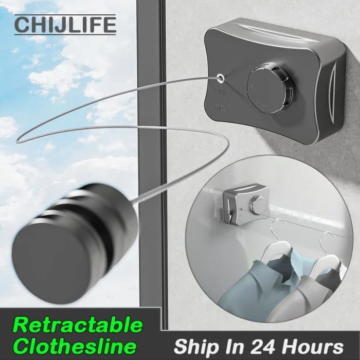 Retractable clothesline