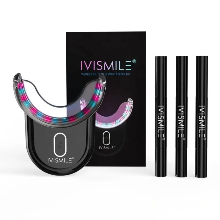 FITLIVE PRO IVI-SMILE Fast Action Teeth Whitening & Disinfection Kit - Wireless 32 LED Black - Image 2