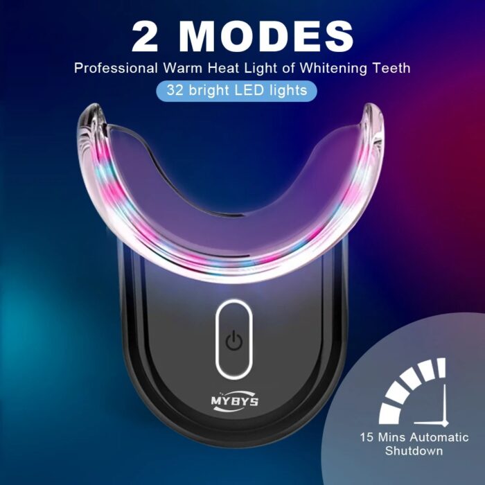 FITLIVE PRO IVI-SMILE Fast Action Teeth Whitening & Disinfection Kit - Wireless 32 LED Black - Image 4